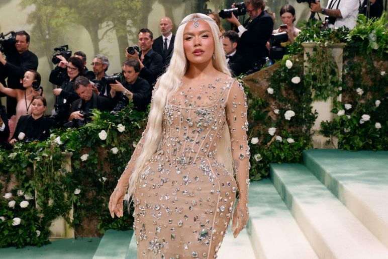 Karol G attends the 2024 Costume Institute Benefit for "Sleeping Beauties: Reawakening Fashion" at The Metropolitan Museum of Art on May 06, 2024 