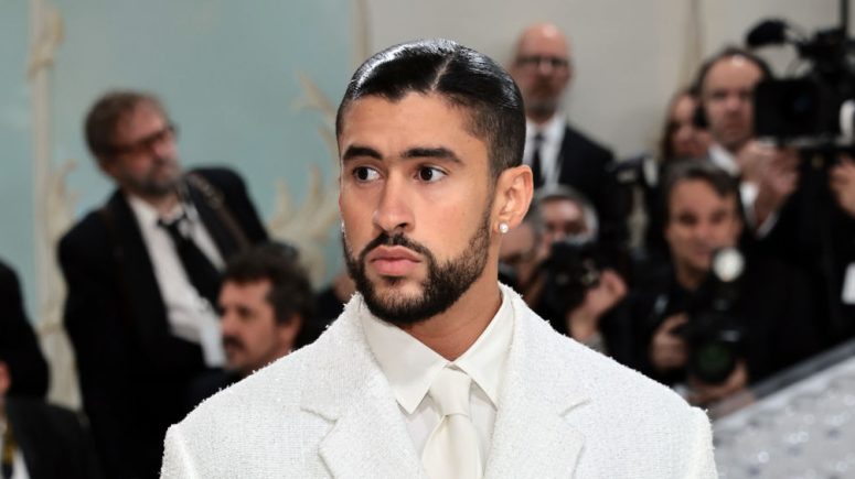 Bad Bunny attends The 2023 Met Gala Celebrating "Karl Lagerfeld: A Line Of Beauty" at The Metropolitan Museum of Art