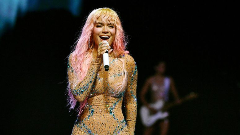 Karol G performs during the European leg of her MAÑANA SERÁ BONITO tour